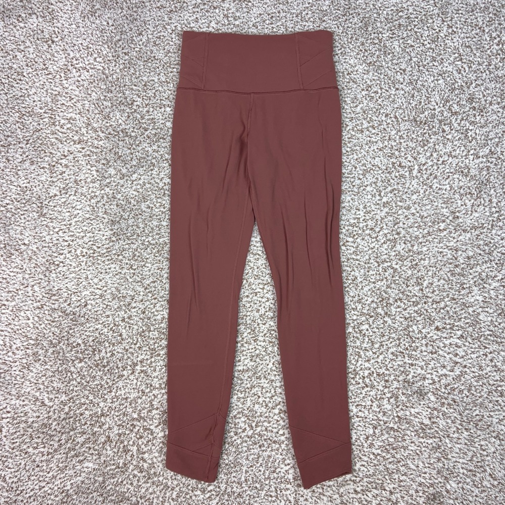 Athleta Leggings Womens XS Red Yoga 7/8 Pants High Rise Elation Pirouette Tight
